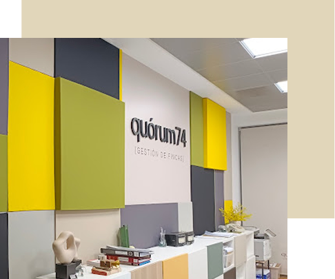 Foto oficinas Quórum74 - empresa de administración de fincas en Guadalajara